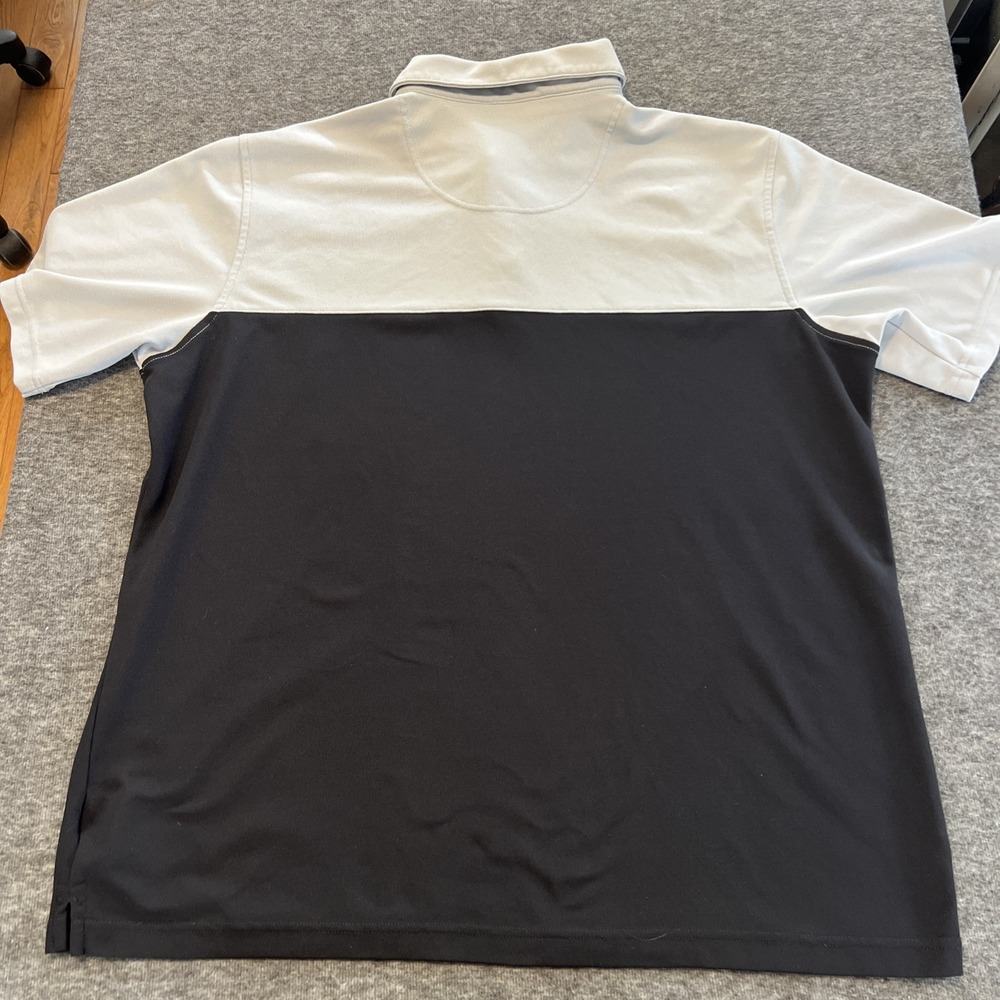 Pebble Beach Mens Short Sleeve Dry-Luxe Performance Polo Black/Gray XXL‎ - Picture 6 of 6